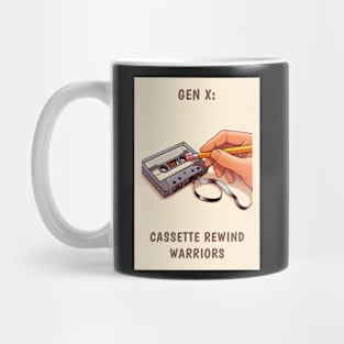 Gen X: Cassette Rewind Warriors, view 1 Mug